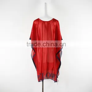 Top Quality New Style 2016 Plus Size Wholesale Chiffon Breathable Flower Dresses thumbnail-3