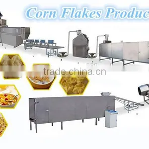 Automatic Corn Flakes Breakfast Cereal Making Machine, Corn Flakes Extruder thumbnail-5