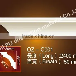 Crown Molding Pu Plain Cornice/PU Mouldings/PU Cornices Moulding Products thumbnail-3