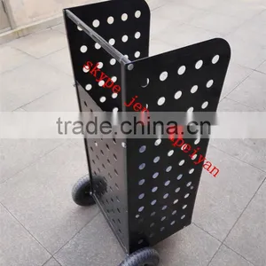 Heavy Duty Iron Wooden Fire Carriage Hand Cart TC1505 thumbnail-2