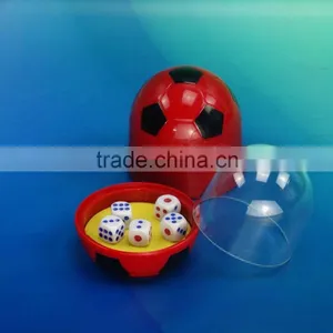 Bar Entainment Dice Cup Cute Disign /plastic Football Design Dice Cup With Lid thumbnail-6