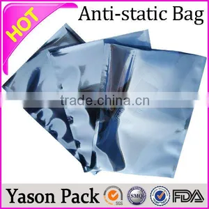 Yason Aluminum Foil Bag With Clear Window Anti-static Bag for Electronic Packaging Aluminum Bag With Bottom Gusset thumbnail-2