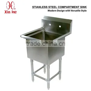 NSF Freestanding Commercial Stainless Steel 1 One Compartment Sink for Catering thumbnail-1