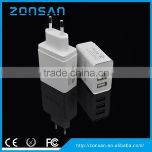 OEM Factory Shenzhen China 3 USB Port 3.1A Travel Portable Travel Portable Charger Multi Port Charger thumbnail-3