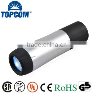 Hand Dynamo Generator Rechargeable Torch Plastic Dynamo Torch Flashlights thumbnail-1