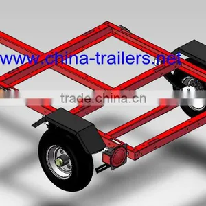 4x4 Small Utility Trailer Frame thumbnail-1