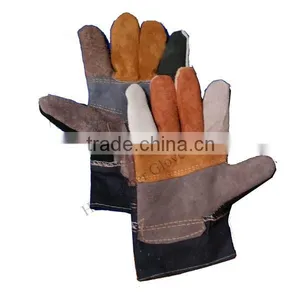Cow Grain Furniture Leather Safety Glove thumbnail-5