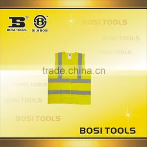 Fluorescent Safety Vest With Yellow Color thumbnail-1