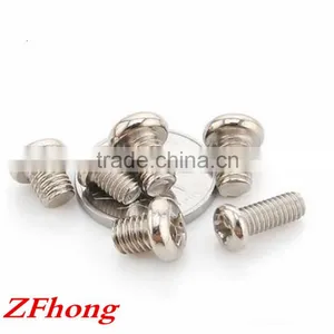 Steel With Silver Color Nickel Phillip Pan Round Head Electronic Micro Screw thumbnail-3