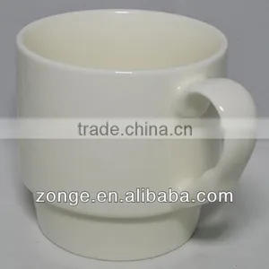 Blank Coated Bone China Sublimation Mug Wholesale thumbnail-1