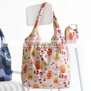 New Design Nylon Foldable Travel Bag Polyester Foldable Shopping Bag thumbnail-2