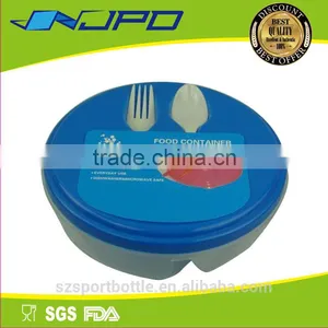 Bpa Free 2 Layers Plastic Divided Bento Lunch Box thumbnail-1