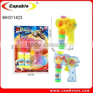 Children Happy Toy Wholesale Bubble Gun With Light thumbnail-3