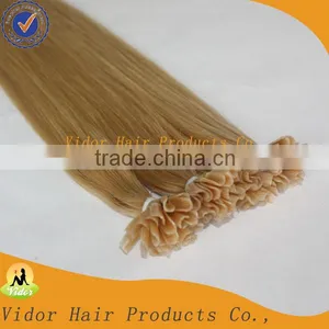 20inch Indian Double Drawn Nail Tip Remy Hair Extension thumbnail-1