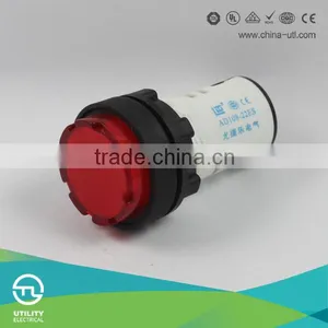New AD108-22ES 220V RED LED Indicator Lamp thumbnail-1