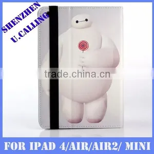 Baymax Leather Cover For IPad Mini, For IPad Mini Cartoon Baymax Leather Cover thumbnail-1