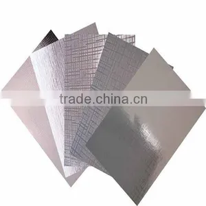 High Glossy Vacuum Embossed Laminated Printing Silver Foil Paper thumbnail-2