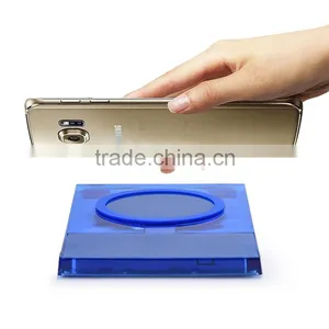 2016 Cool LED Indicator Charging QI Standard Wireless Charger Receiver For IPhone Samsung thumbnail-2