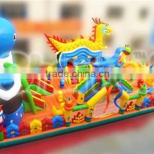 Gaint Inflatable Obstacle Course , Inflatable Park Fun City thumbnail-4