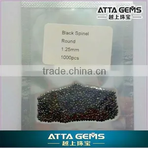 High Quality Synthetic Corundum -1.25mm Black Spinel thumbnail-1