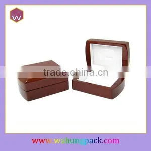 Small Wooden Cufflinks Gift Box Wholesale Lacquerred Cufflink Box thumbnail-2