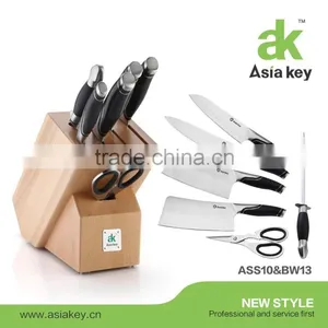 Good Quality LFGB and FDA Standard 6pcs Knife Set With Stand thumbnail-1