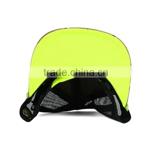 Flat Brim Cheap Custom Wholesale Simple Mesh Snapback Cap thumbnail-4