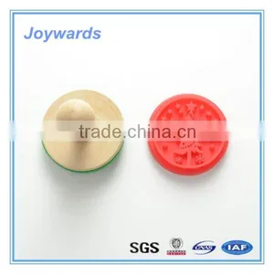 Silicone and Wooden Stamp Cookie Stamp thumbnail-2