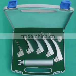 Fiber Optic Macintosh Laryngoscope Six Blade Set thumbnail-1