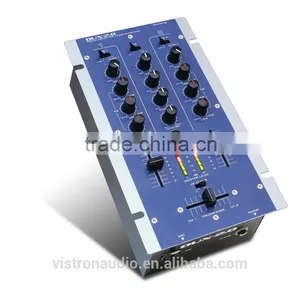Professional Two-Channel Scratch Mixer With 3-band EQ per Channel and USB MP3 DUX2.0 Made In China thumbnail-1