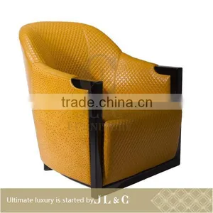 JS01 Three Seater Sofa Full Grain Aniline Leather Sofa JL&C Luxury Home Furniture New Sofa Designs thumbnail-2