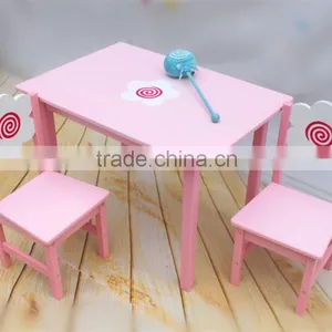 Wooden Children Table and Chair thumbnail-1