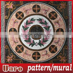 Mosaic Pattern Decorative Floor Tile,Hand-cutting Artwork Picture thumbnail-1