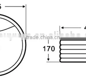 Y132 Washing Basins; New Model DIY Market Porcelain Drop in Wash Basins thumbnail-2