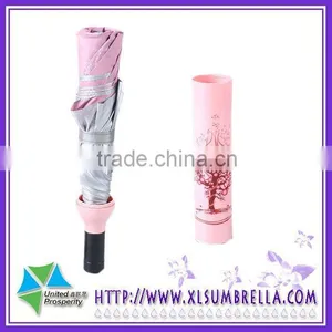 21''Promotion Wine Folding Bottle Umbrella thumbnail-1