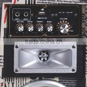 Professional Protable 2.0 Active Magnetic Speakers Portable Hifi Bass Vibration Speaker thumbnail-2