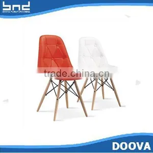 Hot Selling Comfortable Leather Chair With Wood Legs Cheap Office Chair thumbnail-1