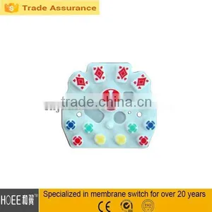 Screen Printing Custom Design Silicone Rubber Keypad thumbnail-1