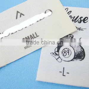 In House Produced Raised Screen Printed Cotton TWill Label thumbnail-1