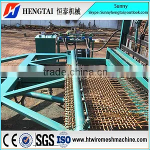 China Supplier Semi Automatic Crimped Wire Mesh Machine For Wire Screen thumbnail-4