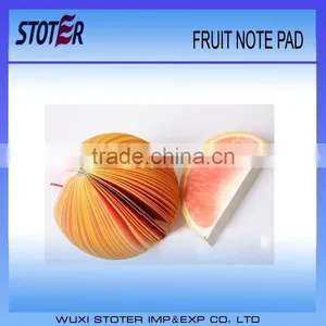Funny Fruit Note Pads Orange-shaped Notepads thumbnail-1