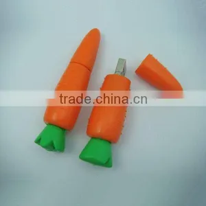 Customize Carrot 16 GB Shaped USB Drive/ PVC USB Drive/label Usb Flash Drive LFN-202 thumbnail-1
