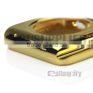 Best Quality and Most Popular 24kt Gold Plated Stainless Steel Housing Replacement for Apple Watch thumbnail-4