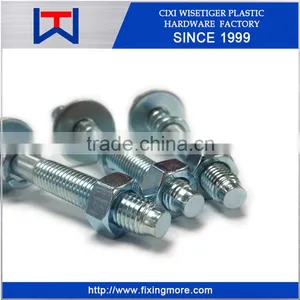 Wedge Anchor Bolt With Nut / Through Bolt M20 x 200mm thumbnail-1