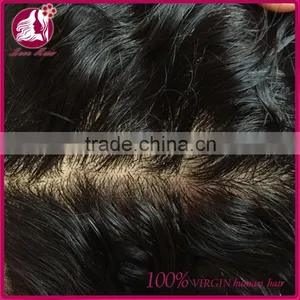 7A Free Shipping Brazilian Virgin Hair Body Wave Closures Human Hair Lace Closure 4*4 Middle Free 3 Way Part Silk Base Closure thumbnail-2