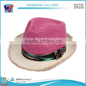 2016 Wholesale Summer Short Brim Panama Hat thumbnail-3