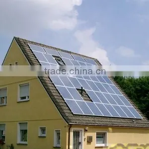 Roof Mounting Soalr System for Tile Home Use On-Grid 1kw Solar Panel System thumbnail-3