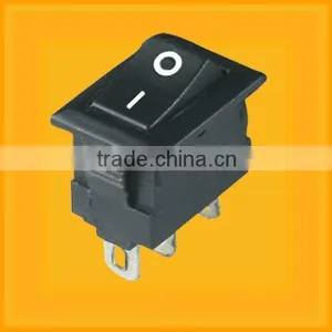 3pin Mini Rocker Switch,TOP Quality Copper Pins Rocker Switches,round Type Rocker Switch thumbnail-1