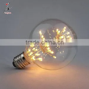 LED Edison Filament Light Bulb G80 E27 Firework Lamp Energy Saving Home Decor Lamp thumbnail-5