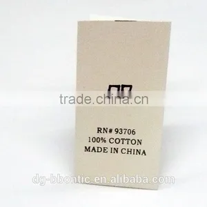 Care Label / Wash Label / Polyester Label thumbnail-1